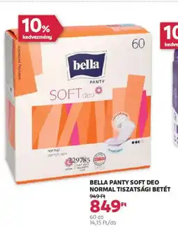 Rossmann Bella panty soft deo normal tiszatsági betét ajánlat