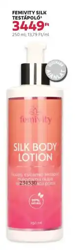 Rossmann Femivity silk testápoló ajánlat