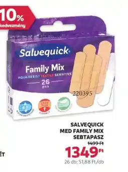 Rossmann Salvequick med family mix sebtapasz ajánlat