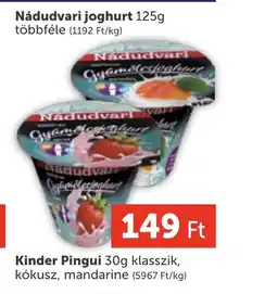 PRIVÁT Nádudvari joghurt ajánlat