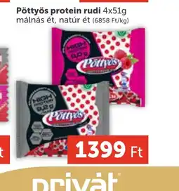 PRIVÁT Pöttyös protein rudi ajánlat