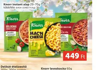 PRIVÁT Knorr instant alap ajánlat