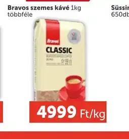 PRIVÁT Bravos szemes kávé ajánlat