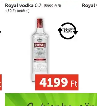 PRIVÁT Royal vodka ajánlat