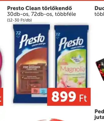 PRIVÁT Presto Clean törlőkendő ajánlat