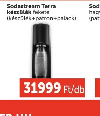 PRIVÁT Sodastream Terra készülék fekete ajánlat