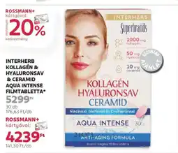 Rossmann Interherb kollagén stb. aqua intense filmtabletta ajánlat