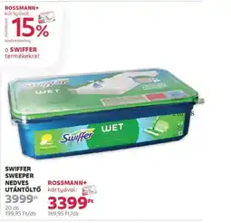 Rossmann Swiffer sweeper nedves utántöltő ajánlat