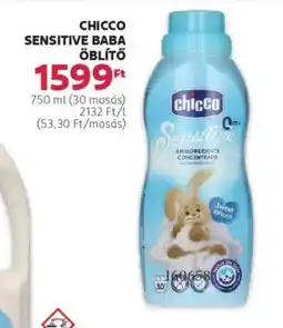 Rossmann Chicco sensitive baba öblítő ajánlat