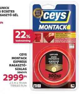 Rossmann Ceys montack express ragasztó- szalag ajánlat