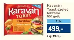 Metro Karaván toast szelet ajánlat