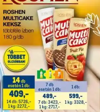 Metro Roshen multicake keksz ajánlat