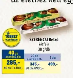 Metro Szerencsi retró ajánlat