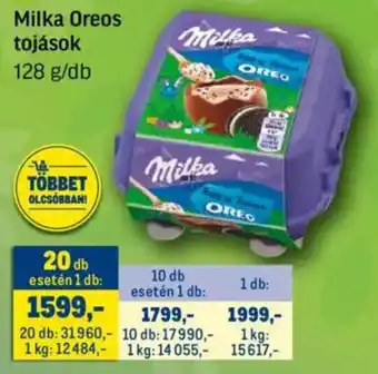 Metro Milka oreos tojások ajánlat