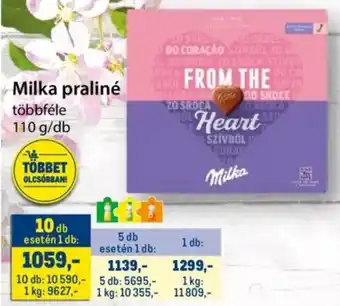 Metro Milka praliné ajánlat