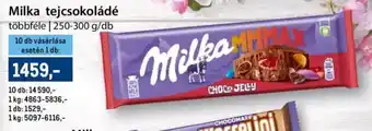 Metro Milka tejcsokoládé ajánlat