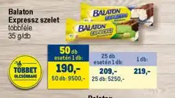 Metro Balaton expressz szelet ajánlat