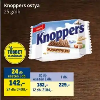 Metro Knoppers ostya ajánlat