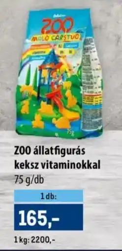 Metro Zoo állatfigurás keksz vitaminokkal ajánlat