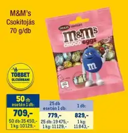 Metro M&m's csokitojás ajánlat