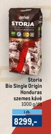 Metro Storia bio single origin honduras szemes kávé ajánlat