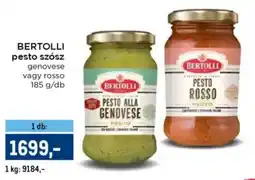 Metro Bertolli pesto szósz ajánlat