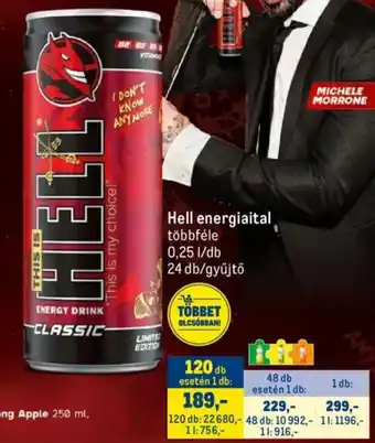 Metro Hell energiaital ajánlat