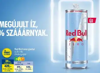 Metro Red bull energiaital ajánlat