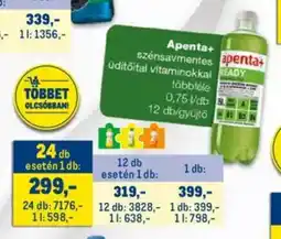 Metro Apenta+ szénsavmentes apenta+ üditőital vitaminokkal ajánlat