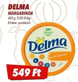 CBA Delma margarinok ajánlat