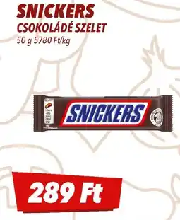 CBA Snickers csokoládé szelet ajánlat