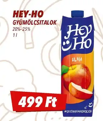 CBA Hey-ho gyümölcsitalok ajánlat