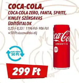 CBA Coca-cola, coca-cola zero, fanta, sprite ajánlat