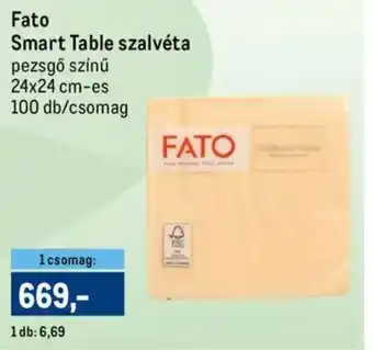 Metro Fato smart table szalvéta ajánlat