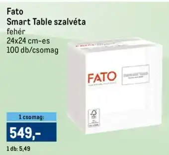 Metro Fato smart table szalvéta ajánlat