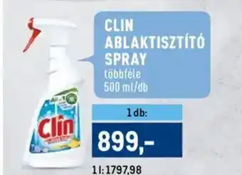 Metro Clin ablaktisztító spray ajánlat