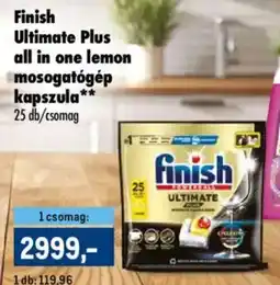 Metro Finish ultimate plus all in one lemon mosogatógép kapszula ajánlat