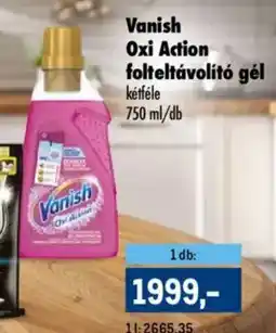 Metro Vanish oxi action folteltávolító gél ajánlat