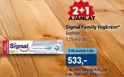 Metro Signal family fogkrém ajánlat