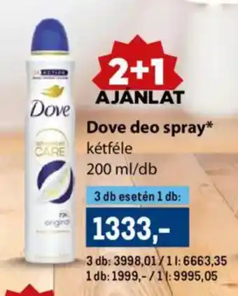 Metro Dove deo spray ajánlat