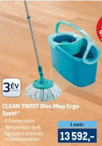 Metro Clean twist disc mop ergo szett ajánlat