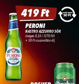 CBA Peroni nastro azzurro sör ajánlat