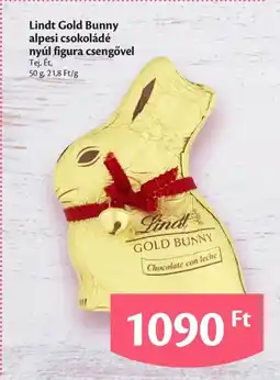 EcoFamily Lindt gold bunny alpesi csokoládé nyúl figura csengővel ajánlat