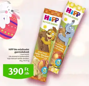 EcoFamily Hipp bio müzliszelet gyermekeknek ajánlat