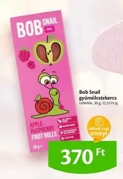 EcoFamily Bob snail gyümölcstekercs ajánlat