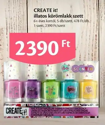 EcoFamily Create it! illatos körömlakk szett ajánlat