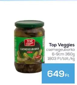 GRoby Top veggies csemegeuborka ajánlat