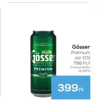 GRoby Gösser Prémium sör ajánlat