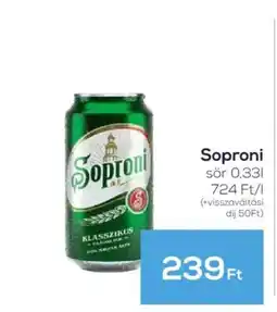 GRoby Soproni sör ajánlat