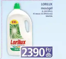 PlusMarket LORILUX mosógél ajánlat